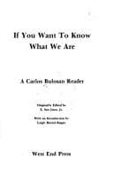Cover of If you want to know what we are