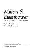 Cover of Milton S. Eisenhower, Educational Statesman