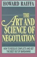 Cover of The Art and Science of Negotiation