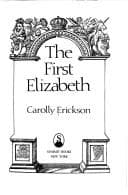 Cover of The first Elizabeth