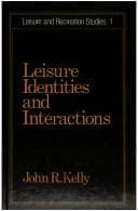 Cover of Leisure identities and interactions