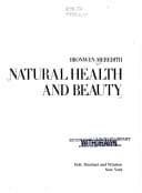 Cover of Natural health and beauty
