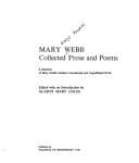 Cover of Collected prose and poems
