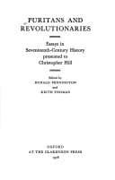 Cover of Puritans and revolutionaries