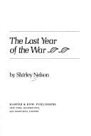 Cover of The last year of the war