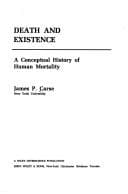 Cover of Death and existence