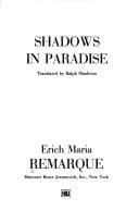 Cover of Schatten im Paradies