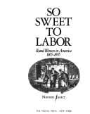Cover of So Sweet to Labor