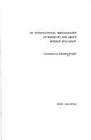 Cover of An international bibliography of works by and about Mikhail Bulgakov