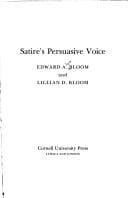 Cover of Satire's persuasive voice