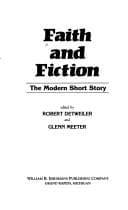 Cover of Faith and fiction