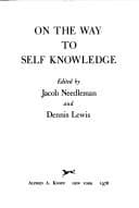 Cover of On the way to self knowledge