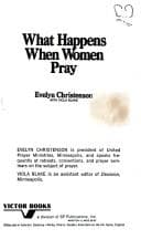 Cover of What happens when women pray