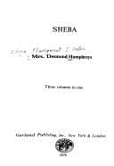 Cover of "Sheba."