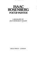 Cover of Isaac Rosenberg