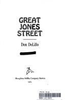 Cover of Great Jones Street