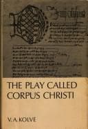 Cover of The play called Corpus Christi