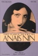 Cover of The Early Diary of Anais Nin, 1920-1923 (Early Diary of Anais Nin)