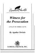 Cover of Witness for the Prosecution