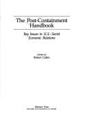 Cover of The Post-containment handbook
