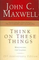 Cover of Think on These Things