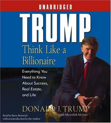 Cover of Trump:Think Like a Billionaire
