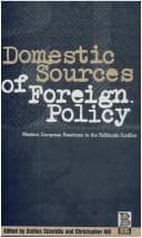 Cover of Domestic Sources of Foreign Policy