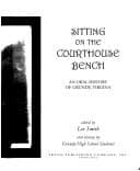 Cover of Sitting on the courthouse bench