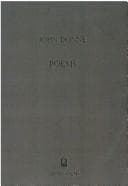 Cover of John Donne Poetry