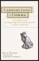 Cover of Lapsing into a Comma