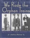 Cover of We Rode the Orphan Trains