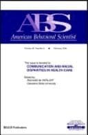 Cover of Communication and Racial Disparities in Health Care (Topical Issues of American Behavioral Scientist)