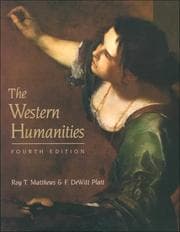 Cover of The Western humanities