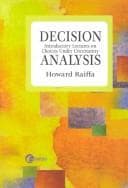 Cover of Decision analysis