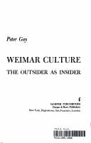 Cover of Weimar culture
