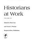 Cover of Historians at work, volume IV