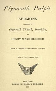 Cover of Plymouth pulpit