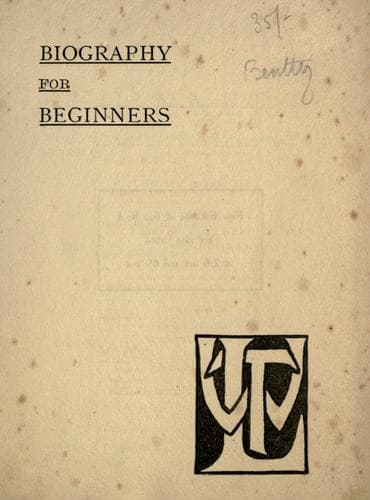Cover of Biography for Beginners
