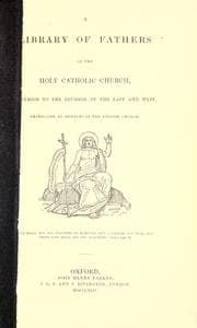 Cover of Select treatises of S. Athanasius, Archbishop of Alexandria