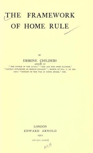 Cover of Framework of Home Rule