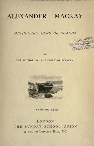 Cover of Alexander MacKay