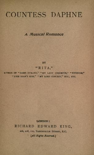 Cover of Countess Daphne