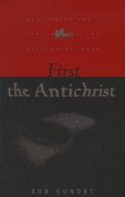 Cover of First the Antichrist