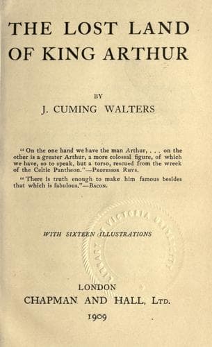Cover of The lost land of King Arthur