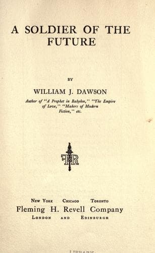 Cover of A soldier of the future