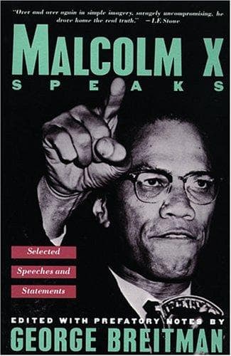 Cover of Malcolm X Speaks