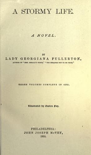 Cover of A stormy life