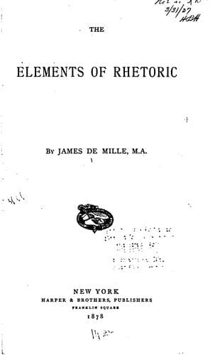 Cover of Elements of Rhetoric