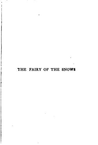 Cover of The fairy of the snows