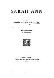 Cover of Sarah Ann